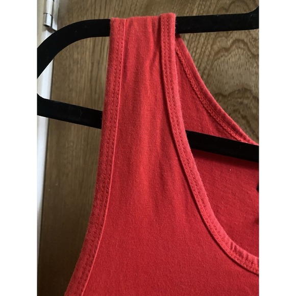 Vintage GUESS Regatta 90's Unisex Size XL Tank Top Sleeveless USA Red - Picture 5 of 14
